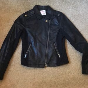 Black pleather jacket
